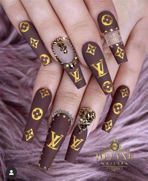 louis vuitton french tip nails|louis vuitton press on nails.